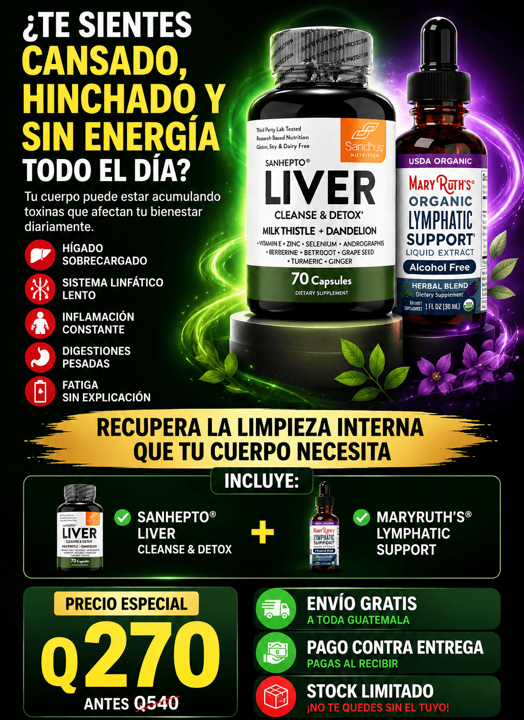 Combo 2x1 Liver & Lynfatic