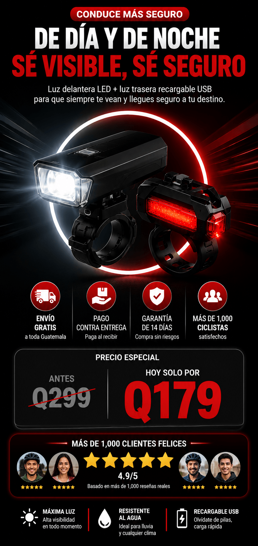 Luz Bicicleta