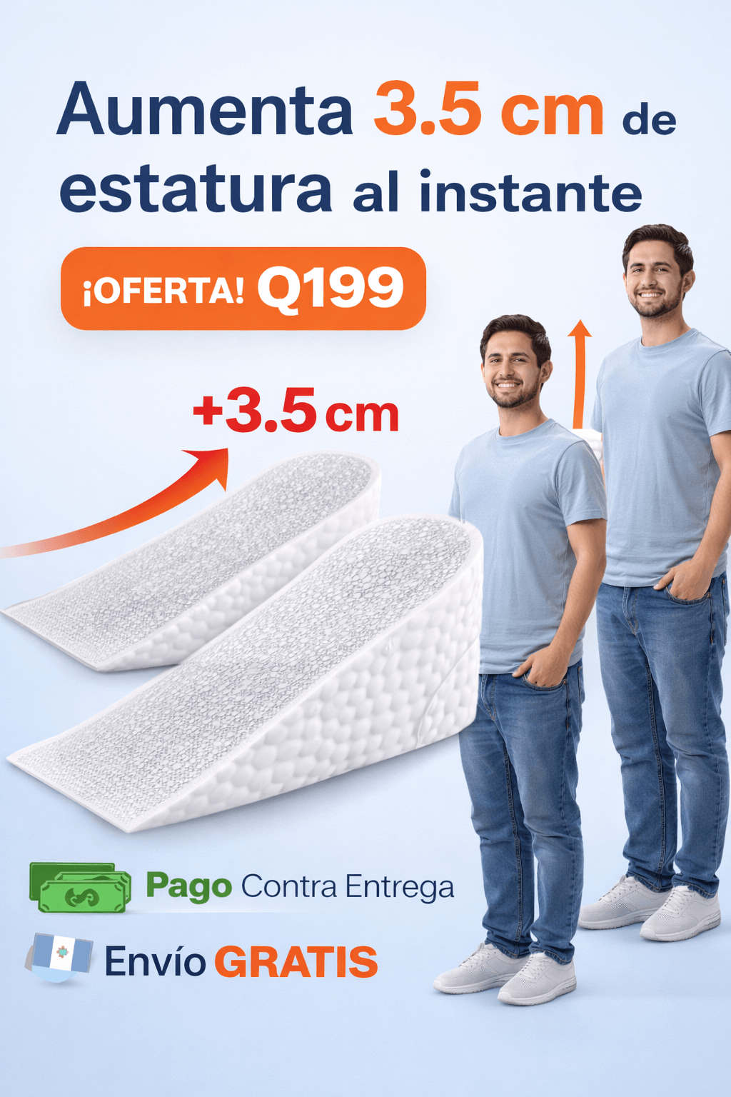 Plantilla Ortopédica Aumenta Altura